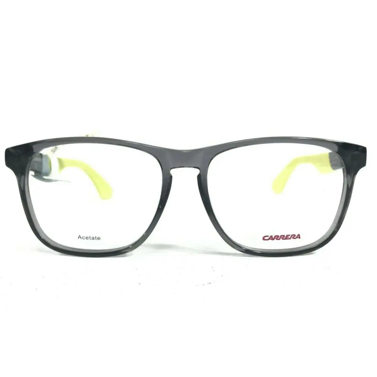 Carrera CA5532 Hak Eyeglasses Frames Clear Gray Yellow Square Full Rim 54-16-145