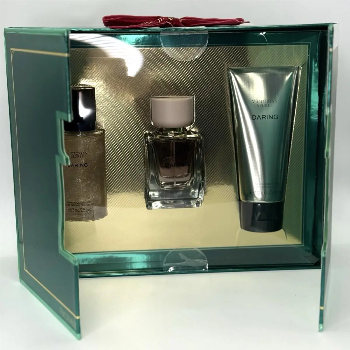 Victoria’s Secret Daring Perfume Gift Set Edp Mist Lotion 3 Pc Holiday Box