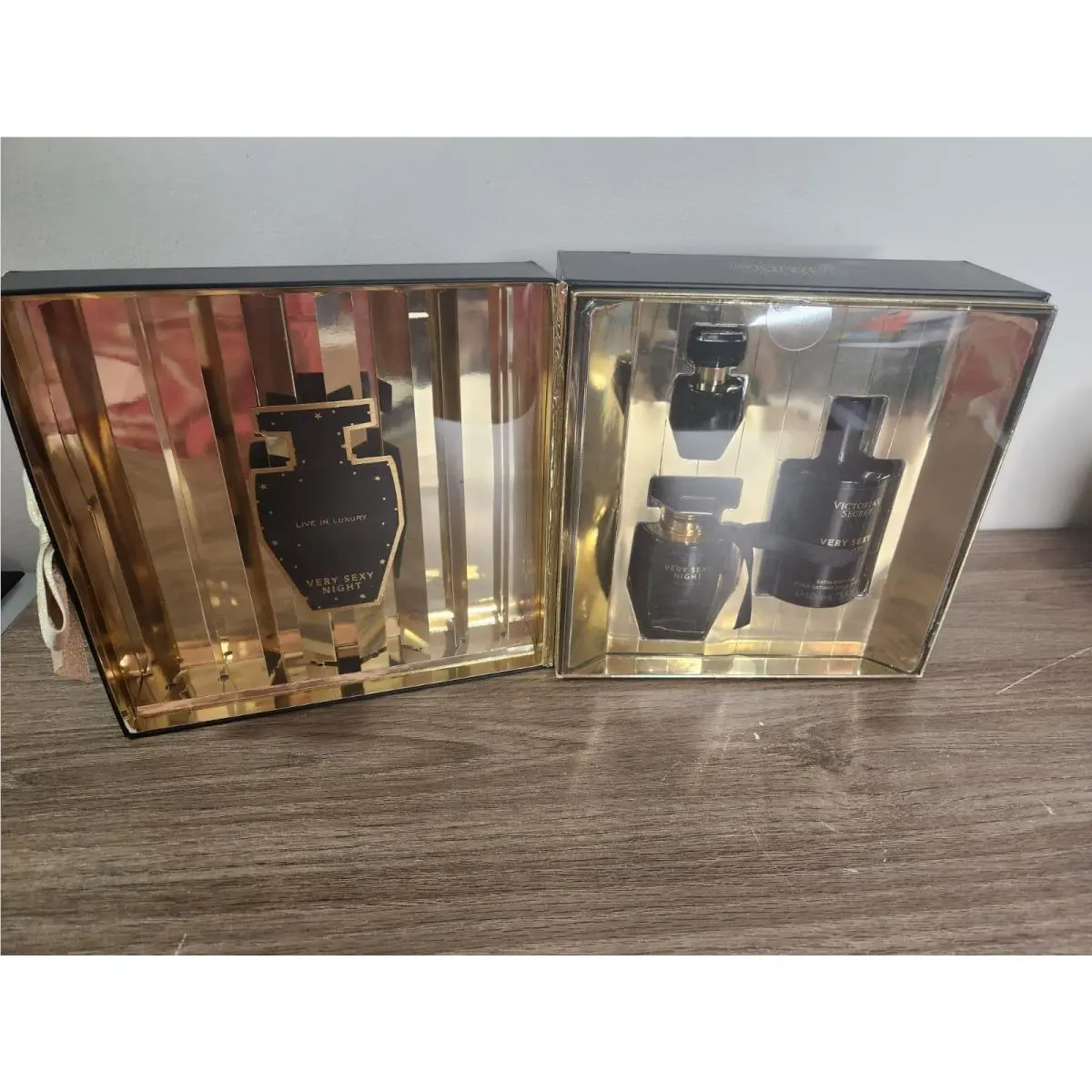 Victoria`s Secret Very Sexy Night Women Perfume Spray Oil - 3 Pcs Gift Set