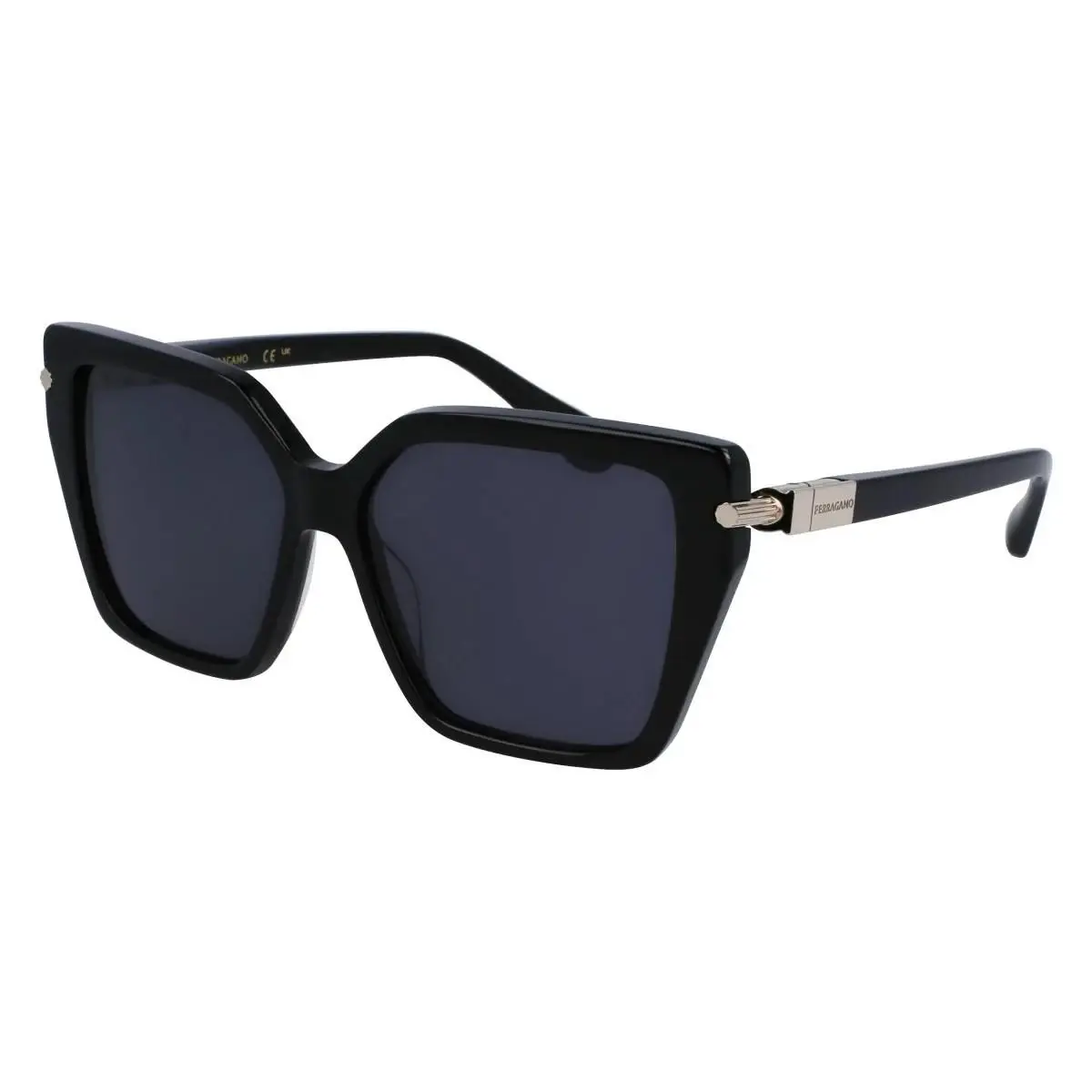 Salvatore Ferragamo Grey Square SF1106S 001 Black 57 14 14