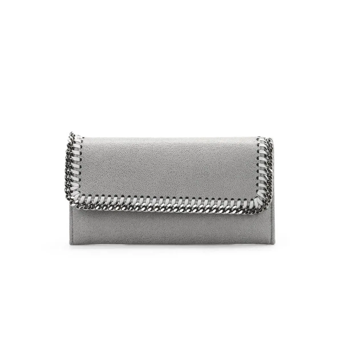 Stella Mccartney Falabella Continental Wallet- Grey 430999W91321220 by Stella McCartney