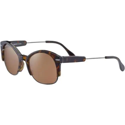 Serengeti Vinita SS529001 Polarized Photochromic Driver Gold Sunglasses Gunmetal