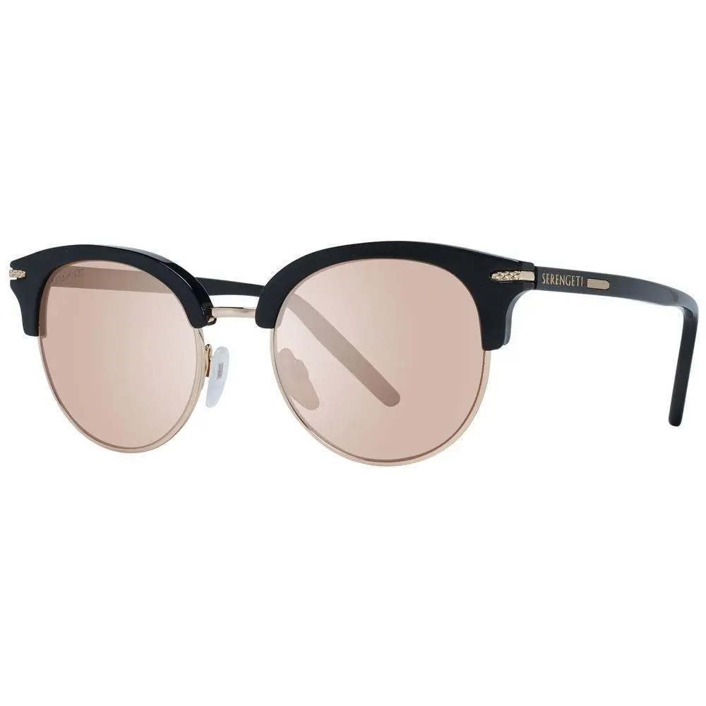 Serengeti Black Acetate Metal Sunglasses - SE-1044485