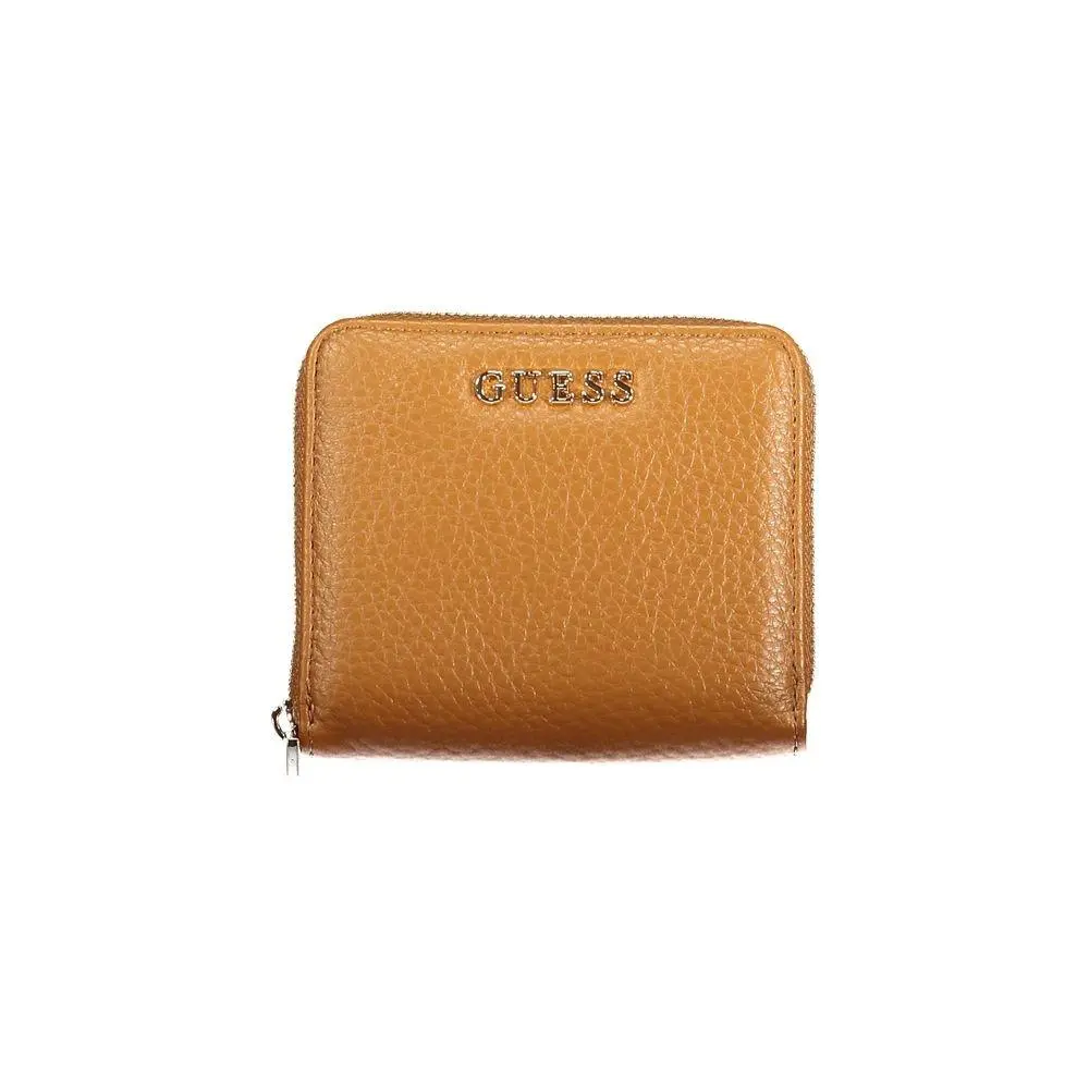 Jeans Marrone Poliuretano Female Wallet by Guess