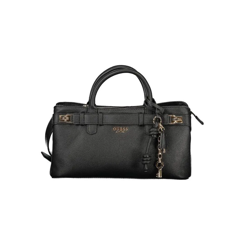 Guess Jeans Nero Poliuretano Women Handbag - GU-40681