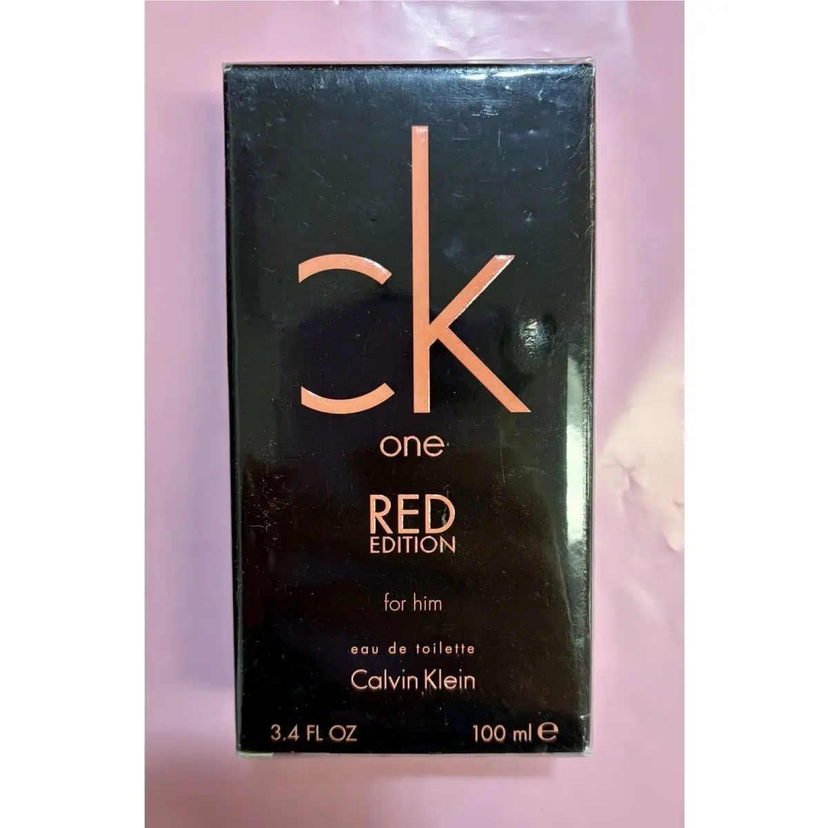 CK One Red Edition For Him By Calvin Klein Edt 3.4 Oz Men’s