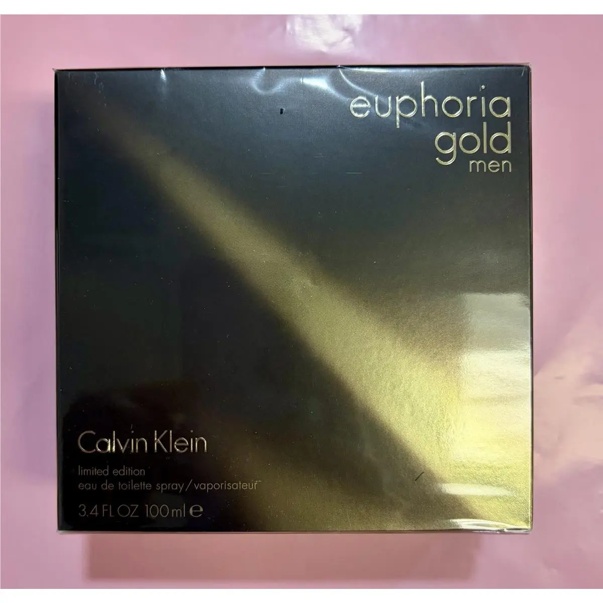Euphoria Gold Limited Edition By Calvin Klein Edt 3.4 Oz Men’s