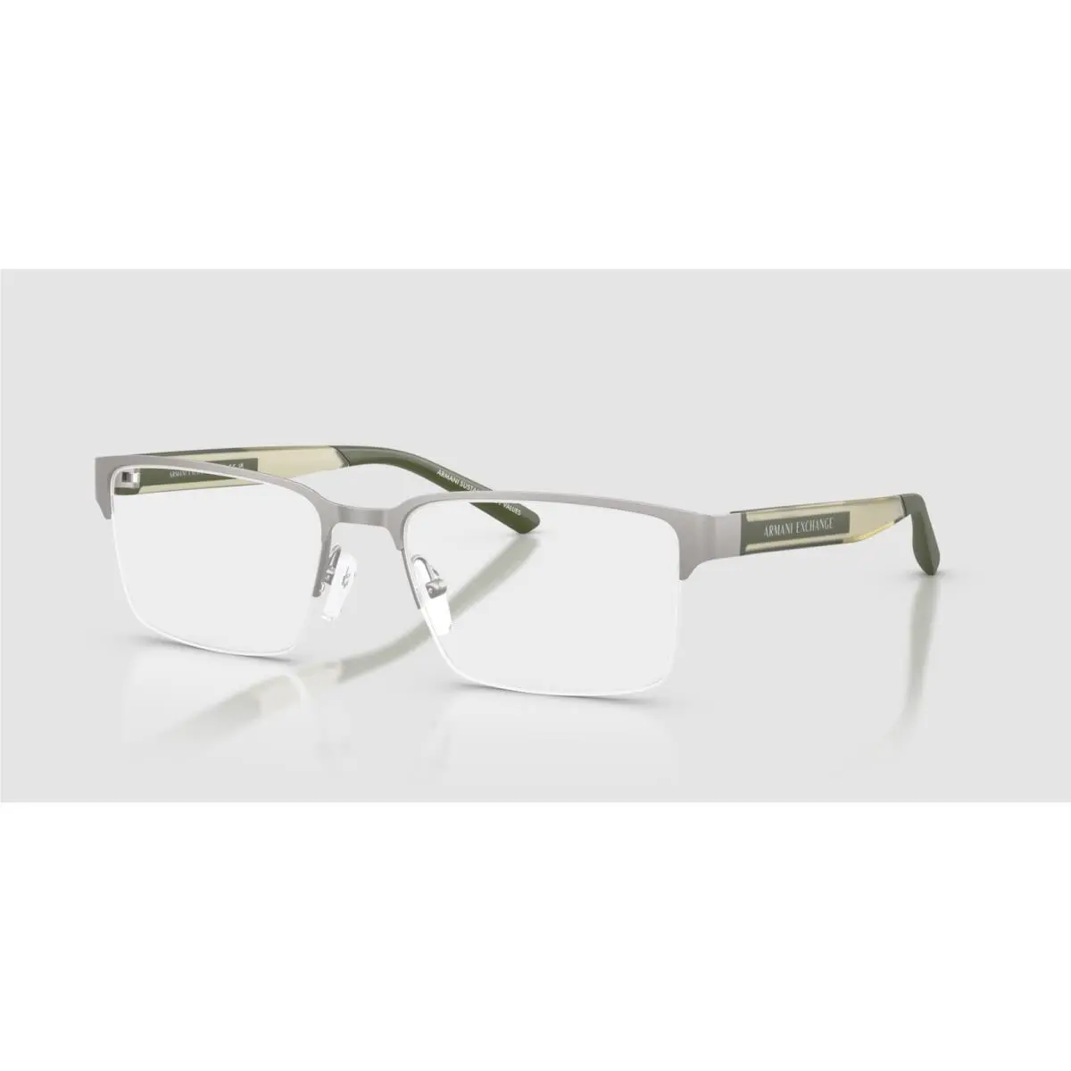 Armani Exchange AX1075 6003 Matte Gunmetal Demo Lens 55 mm Men`s Eyeglasses