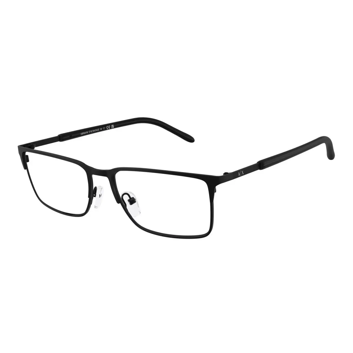 AX1073 6000 Matte Black Demo Lens 56 mm Men`s Eyeglasses by Armani Exchange