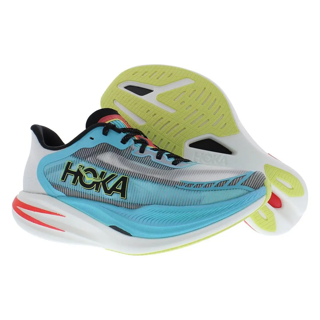 Hoka Cielo X1 2.0 Unisex Shoes Size 6 Color: Frost/black