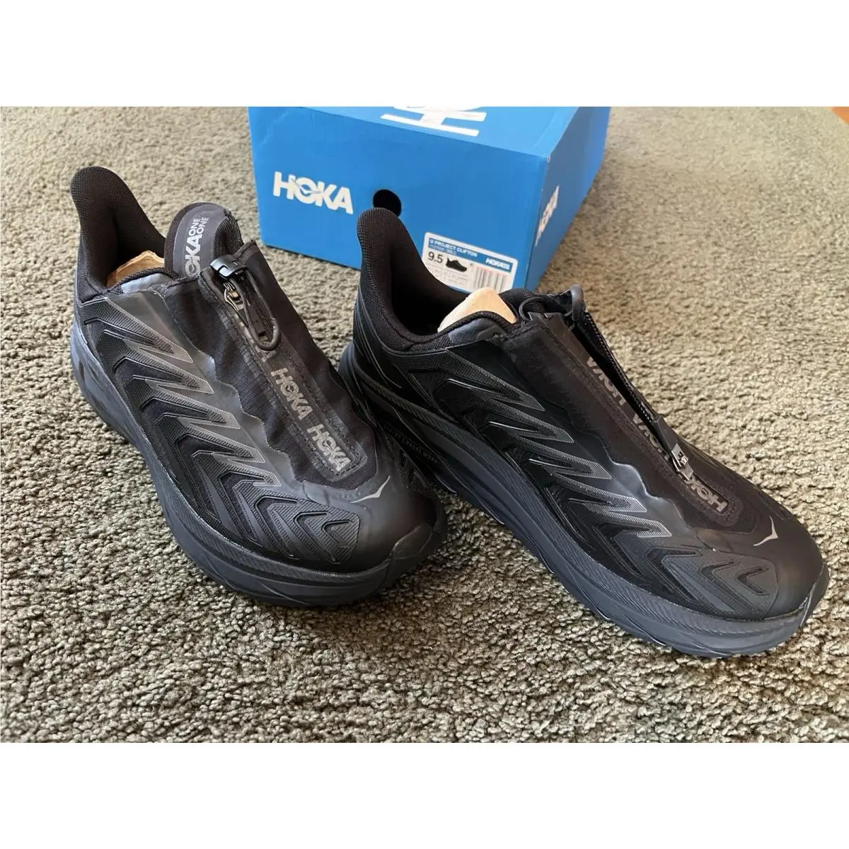 Hoka shoes - Hoka One One HOKA Project Clifton - 1127924-BBLC - Black 0