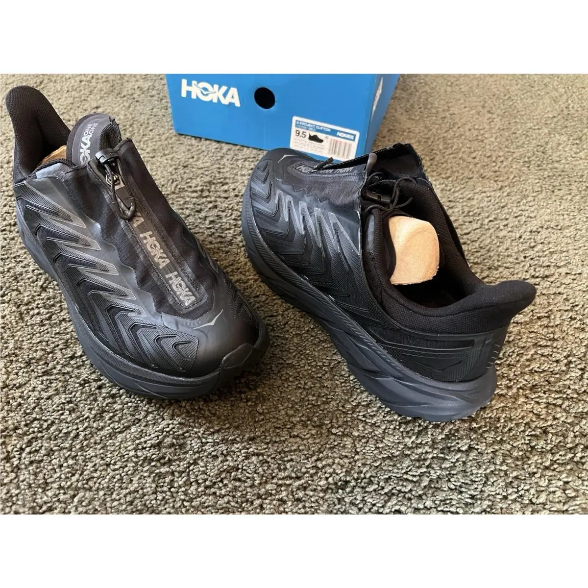 Hoka shoes - Hoka One One HOKA Project Clifton - 1127924-BBLC - Black 1