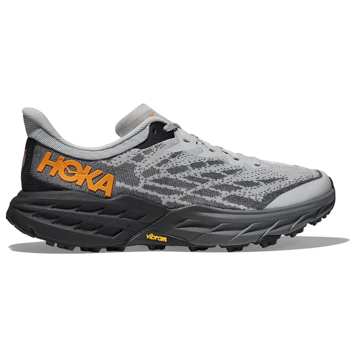 Hoka shoes - Hoka Speedgoat 5 Wide Harbor Mist Black Orange - 1123159-HMBC - Harbor Mist/Black (UPC: 196565537331) 0