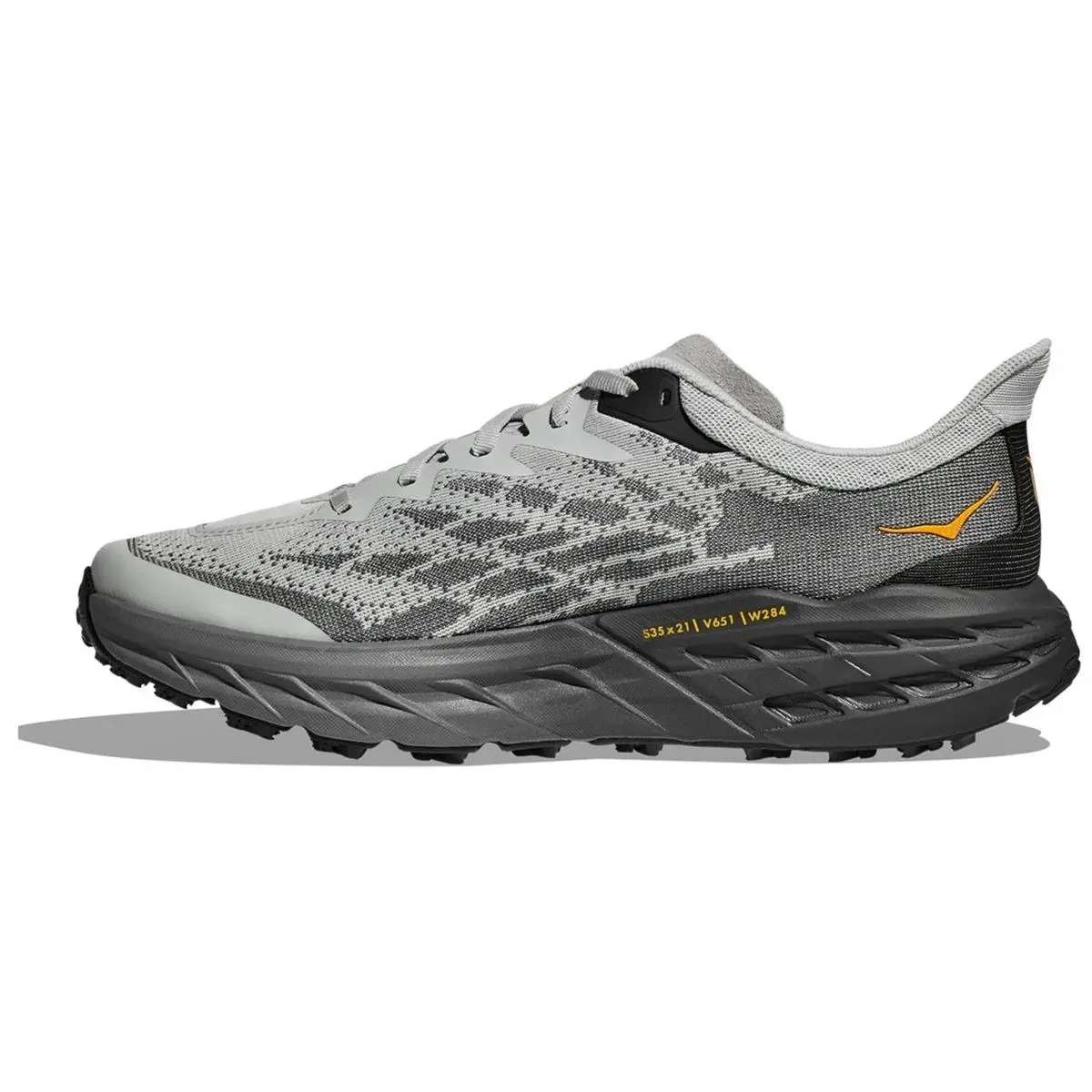 Hoka shoes - Hoka Speedgoat 5 Wide Harbor Mist Black Orange - 1123159-HMBC - Harbor Mist/Black (UPC: 196565537331) 1