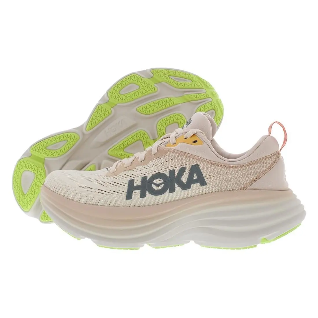 Hoka Women`s Bondi 8 Cream/vanilla 6.5 Medium