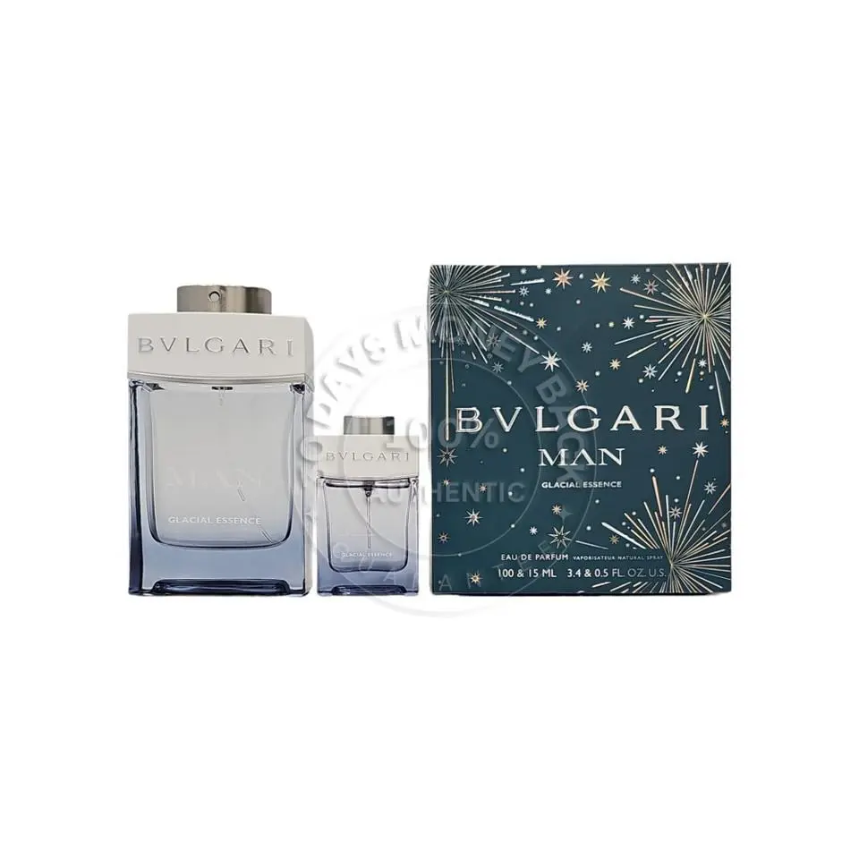 Bvlgari Man Glacial Essence 2 Pc Edp Men Gift Set