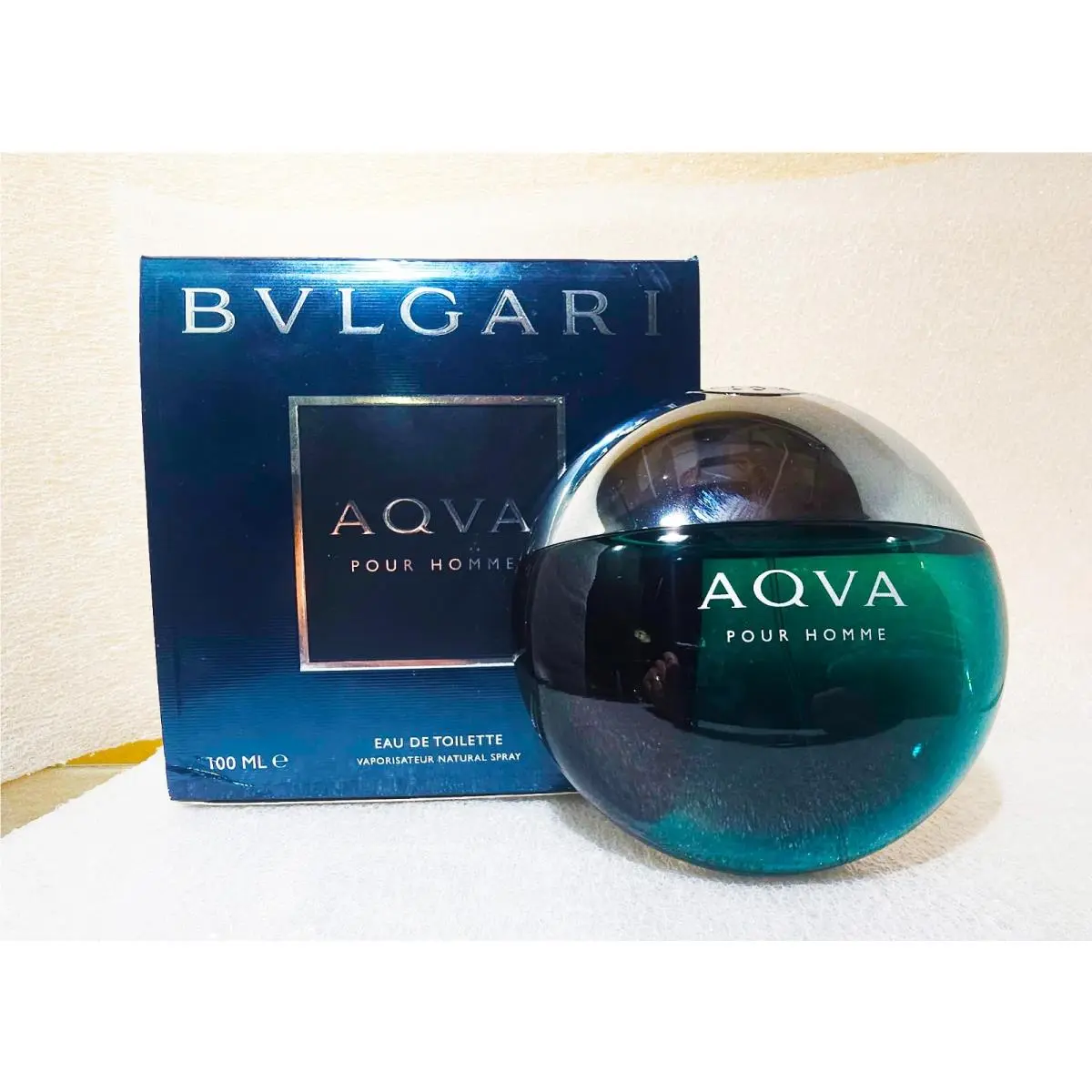 Vintage Bvlgari Aqva Pour Homme 3.4 oz / 100ml Edt - Made in Italy Ref 91152