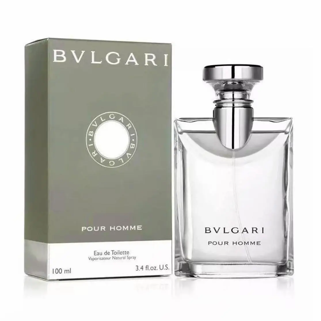 Bvlgari Pour Homme Eau De Toilette 3.4 Floz Edt Cologne For Men Spray