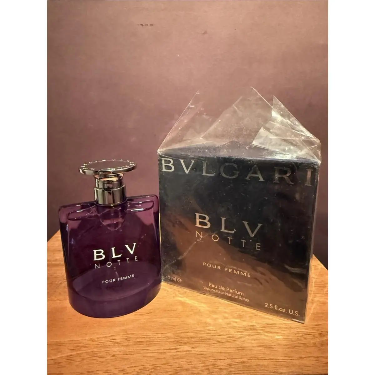 Bvlgari Blv Notte Pour Femme 2.5 Fl. OZ / 75 ml Eau de Parfum Spray Rare