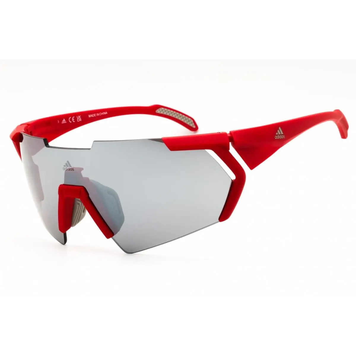 Adidas SP0064 66C Shiny Red/smoke Mirror 00-0-140 Sunglasses