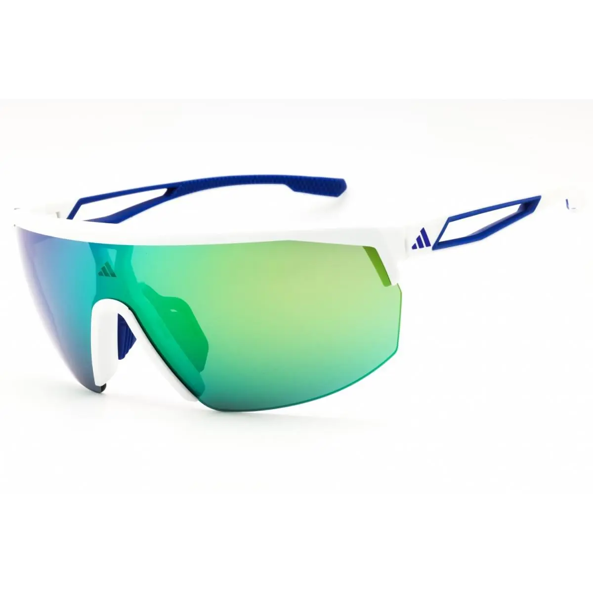 Adidas SP0099 21Q White/green Mirror 00-0-130 Sunglasses