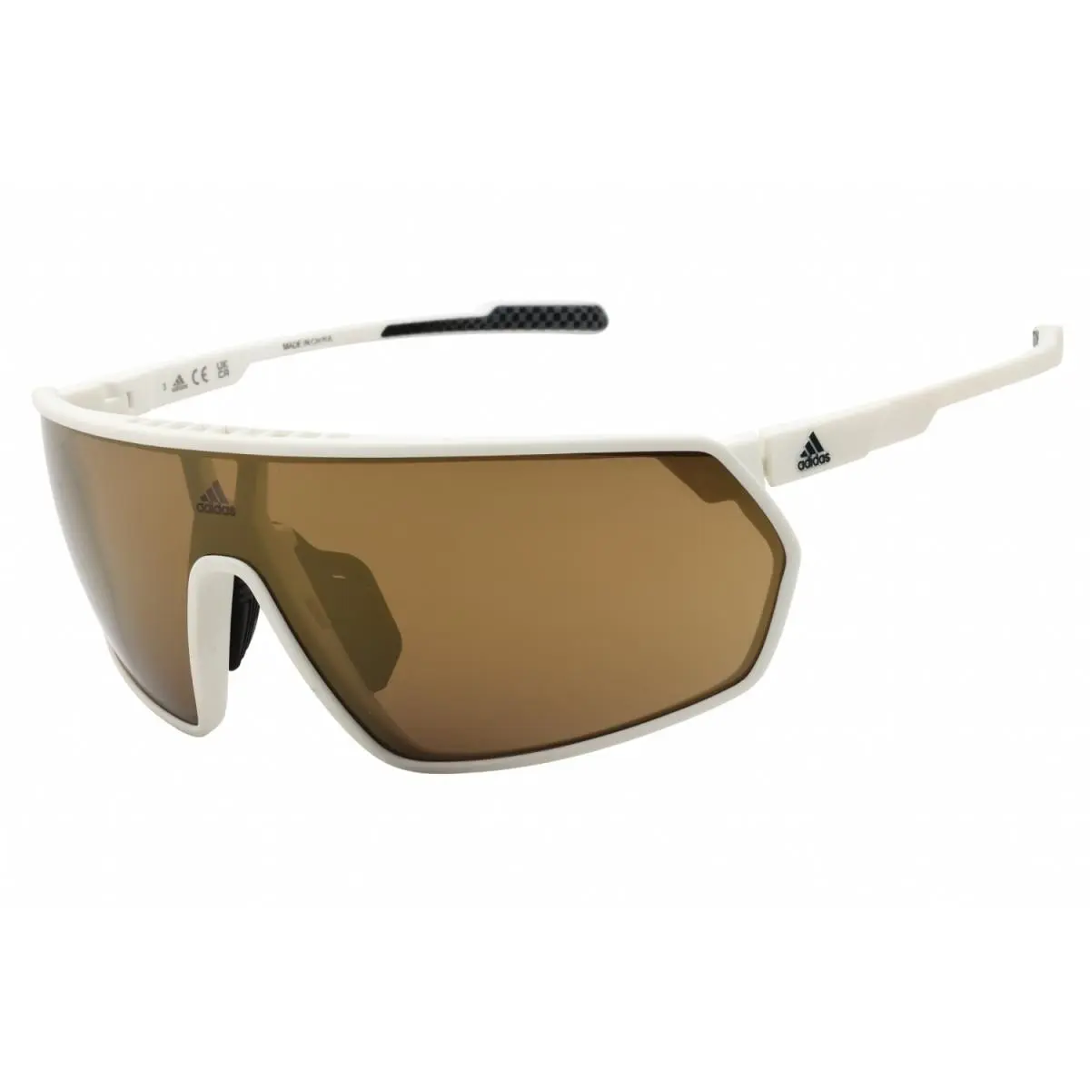 Adidas SP0088 24G White/brown Mirror 00-0-125 Sunglasses
