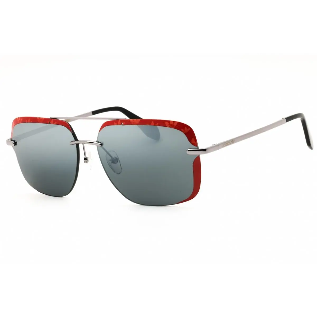 Adidas OR0017 12C Shiny Dark Ruthenium/smoke Mirror 62-15-145 Sunglasses