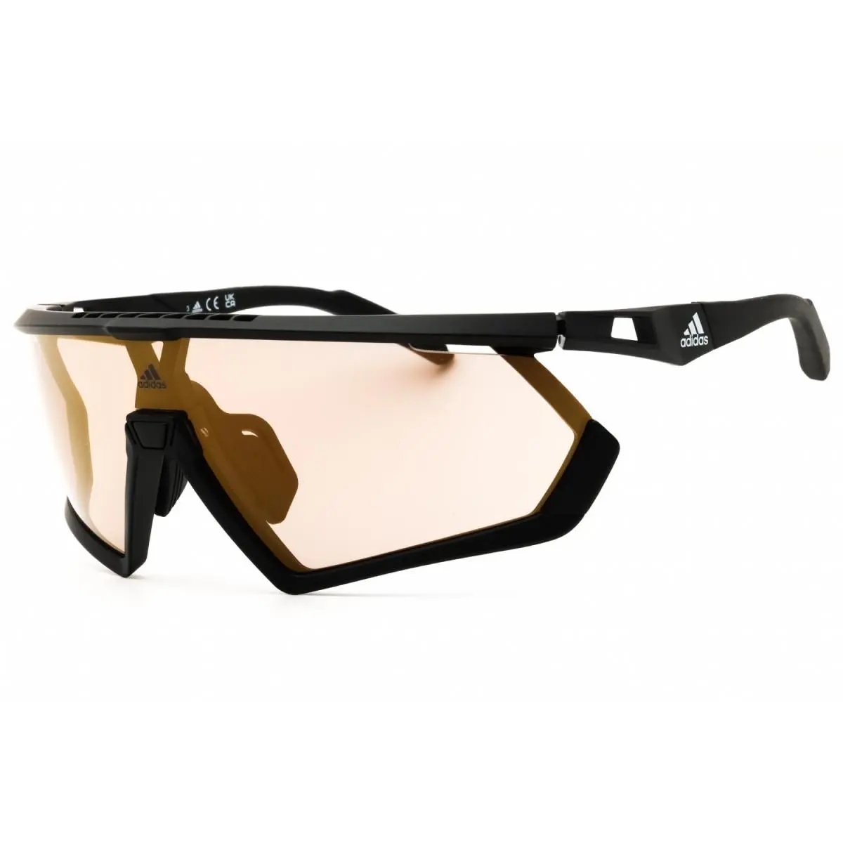 SP0054 02G Matte Black/brown Mirror 00-0-135 Sunglasses by Adidas