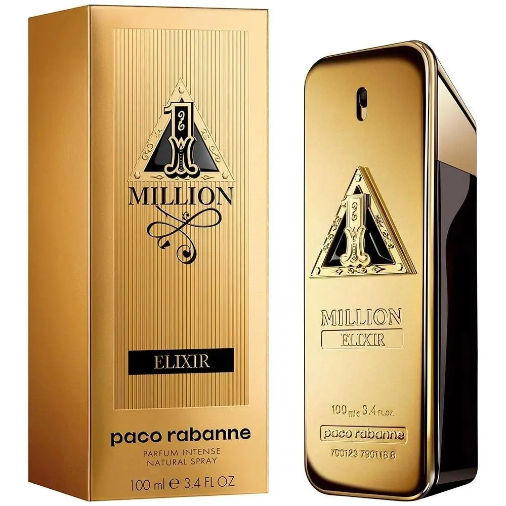 1 Million Elixir Parfum Intense by Paco Rabanne 3.4 oz For Men