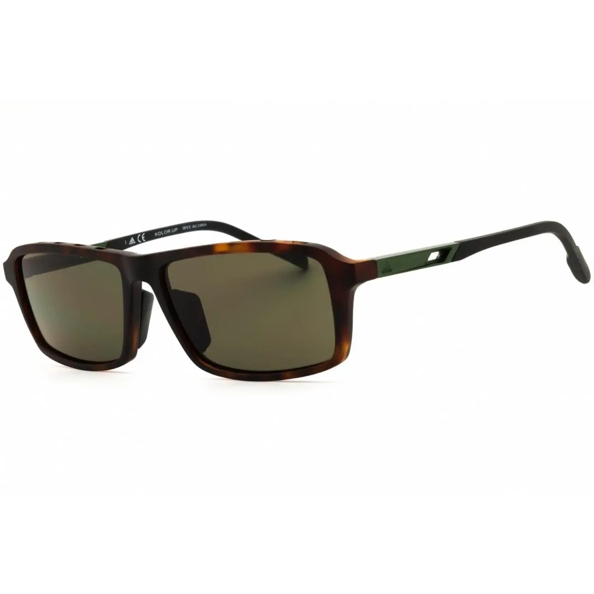 Adidas SP0049 52N Dark Havana/green 59-15-145 Sunglasses