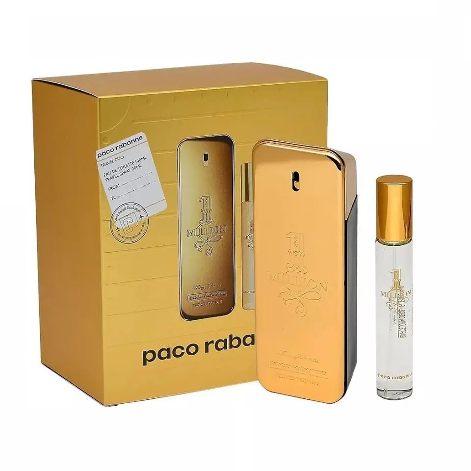 1 Million Eau De Toilette 2 Pieces Gift Set For Men by Paco Rabanne