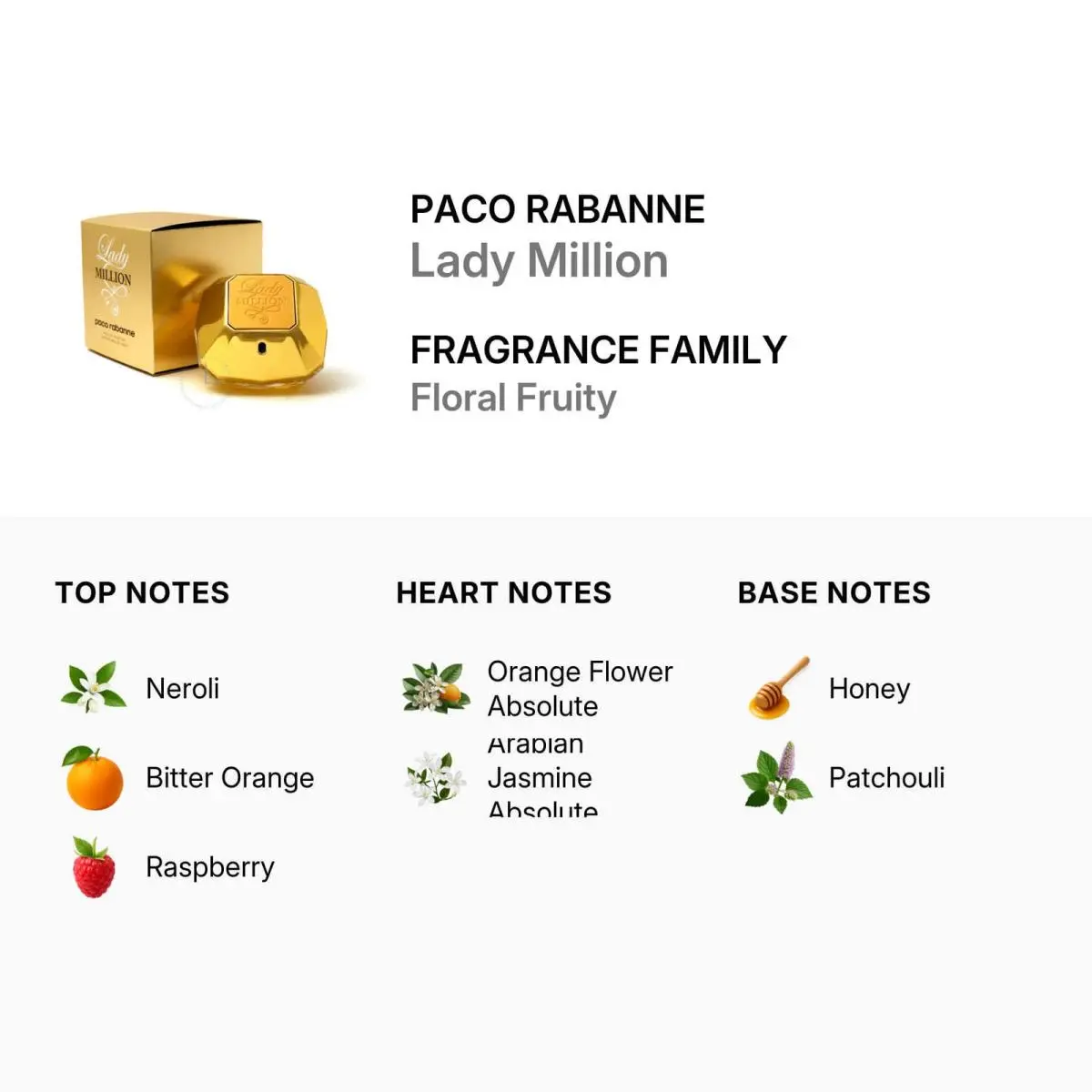 Lady Million/paco Rabanne Edp Spray 1.7 Oz W