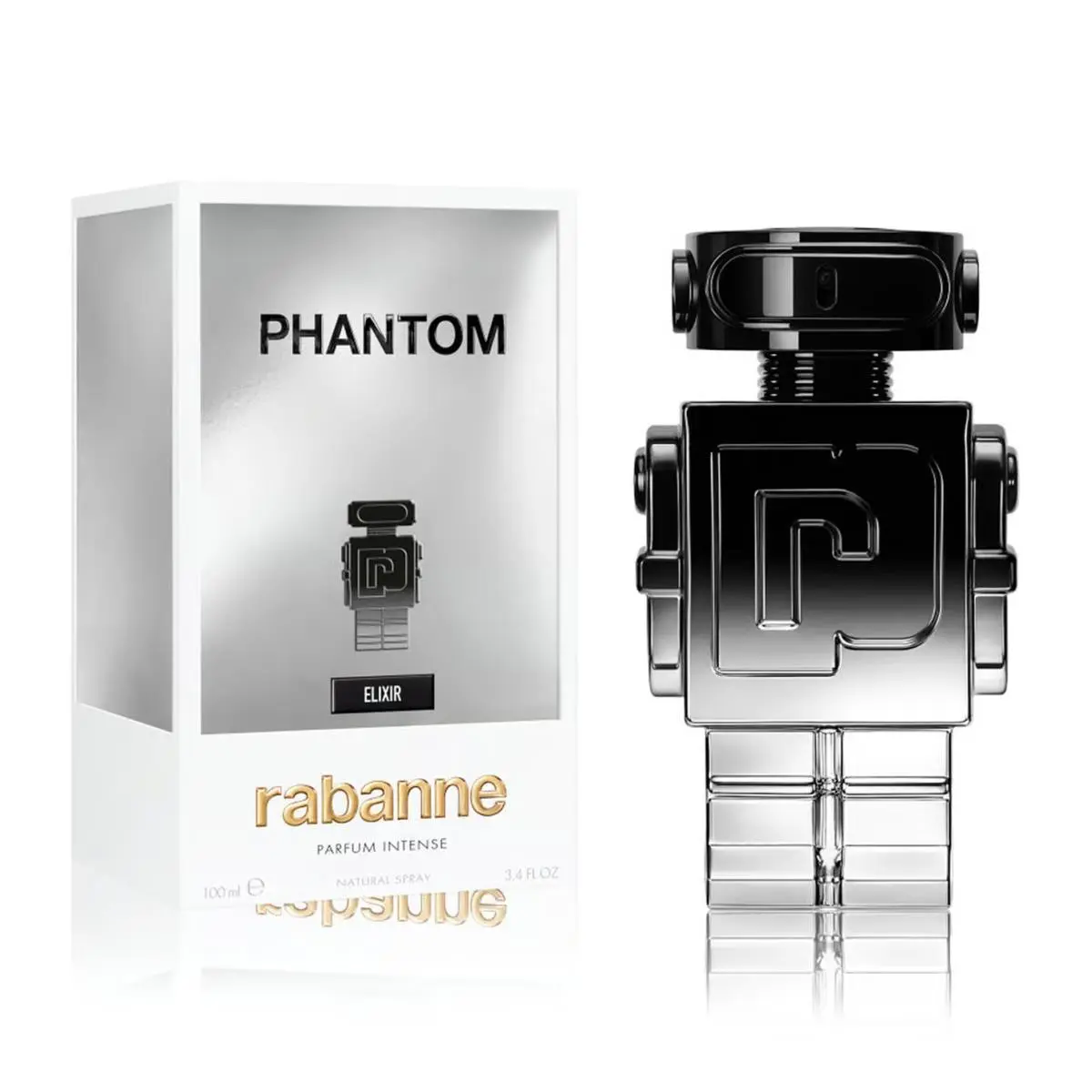 Phantom Elixir Intense by Paco Rabanne Parfum 3.4 oz For Men