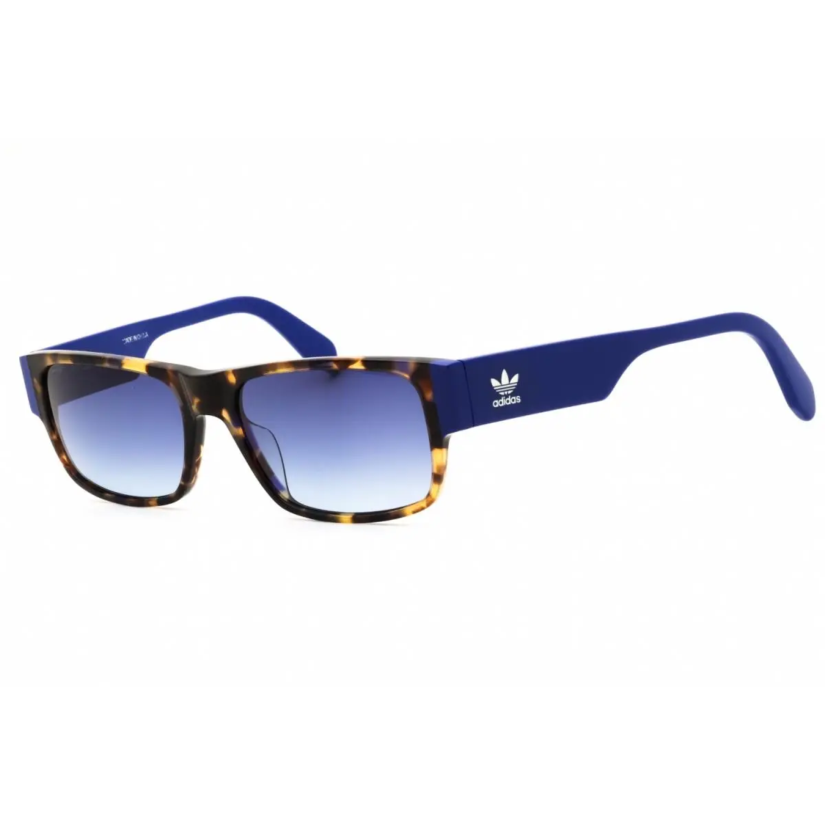 Adidas OR0007 55W Sunglasses Coloured Havana Frame Gradient Blue Lenses 55mm