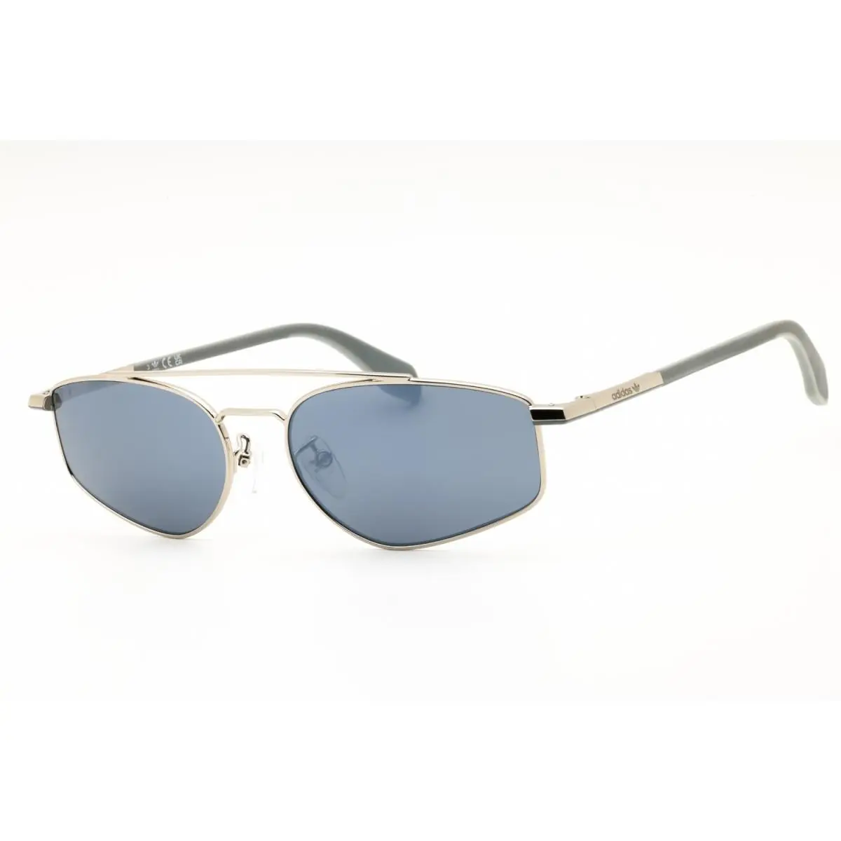 Adidas OR0099 16C Shiny Palladium/smoke Mirror 55-17-140 Sunglasses