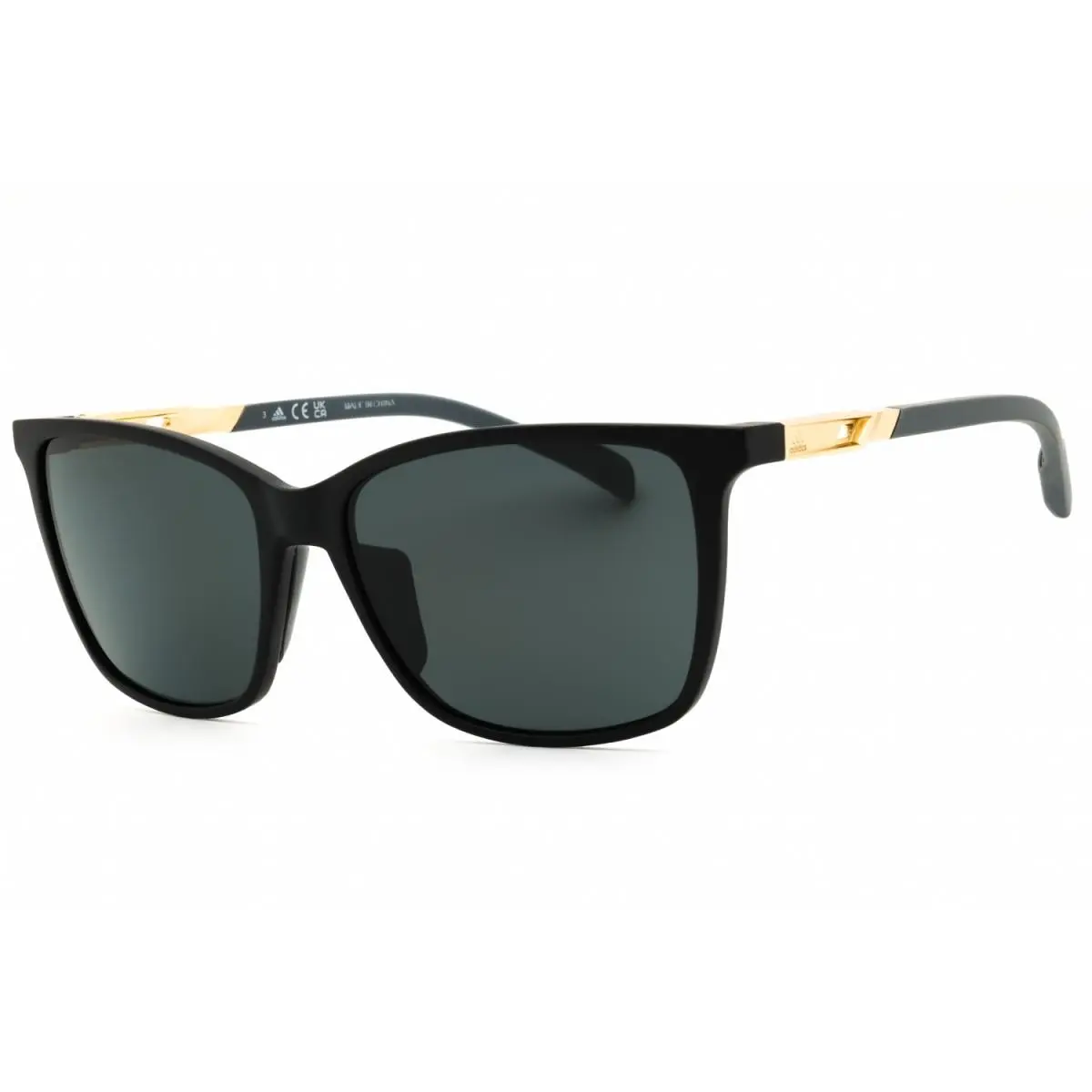 Adidas SP0059 02D Matte Black/smoke Polarized 58-16-135 Sunglasses
