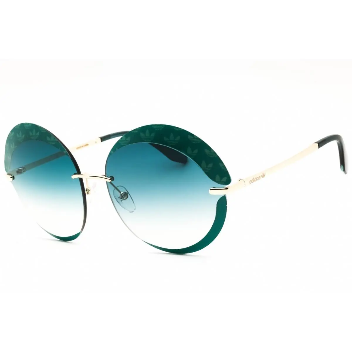 OR0019 98P Dark Green/green Gradient 67-17-135 Sunglasses by Adidas
