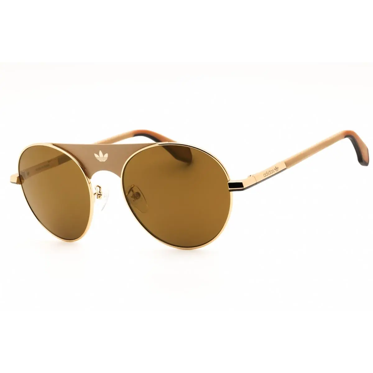 Adidas OR0092 31G Matte Deep Gold/brown Mirror 54-20-145 Sunglasses