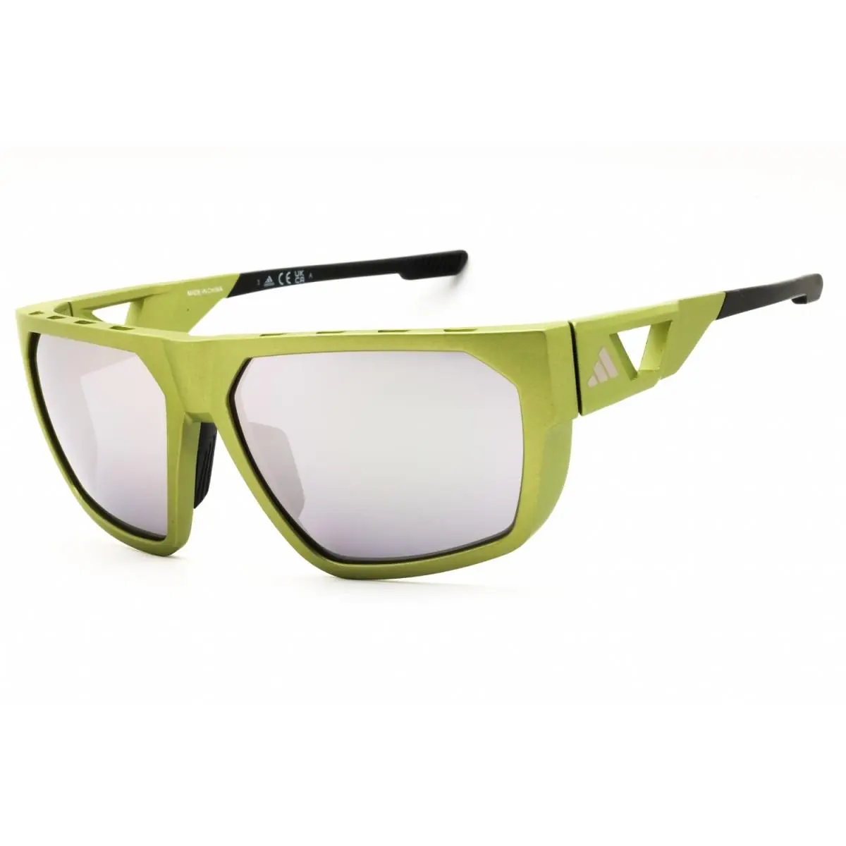 Adidas SP0097 94Q Matte Light Green/green Mirror 61-15-130 Sunglasses