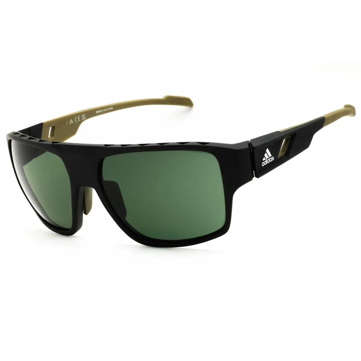 Adidas SP0046 02N Matte Black/green 59-16-130 Sunglasses