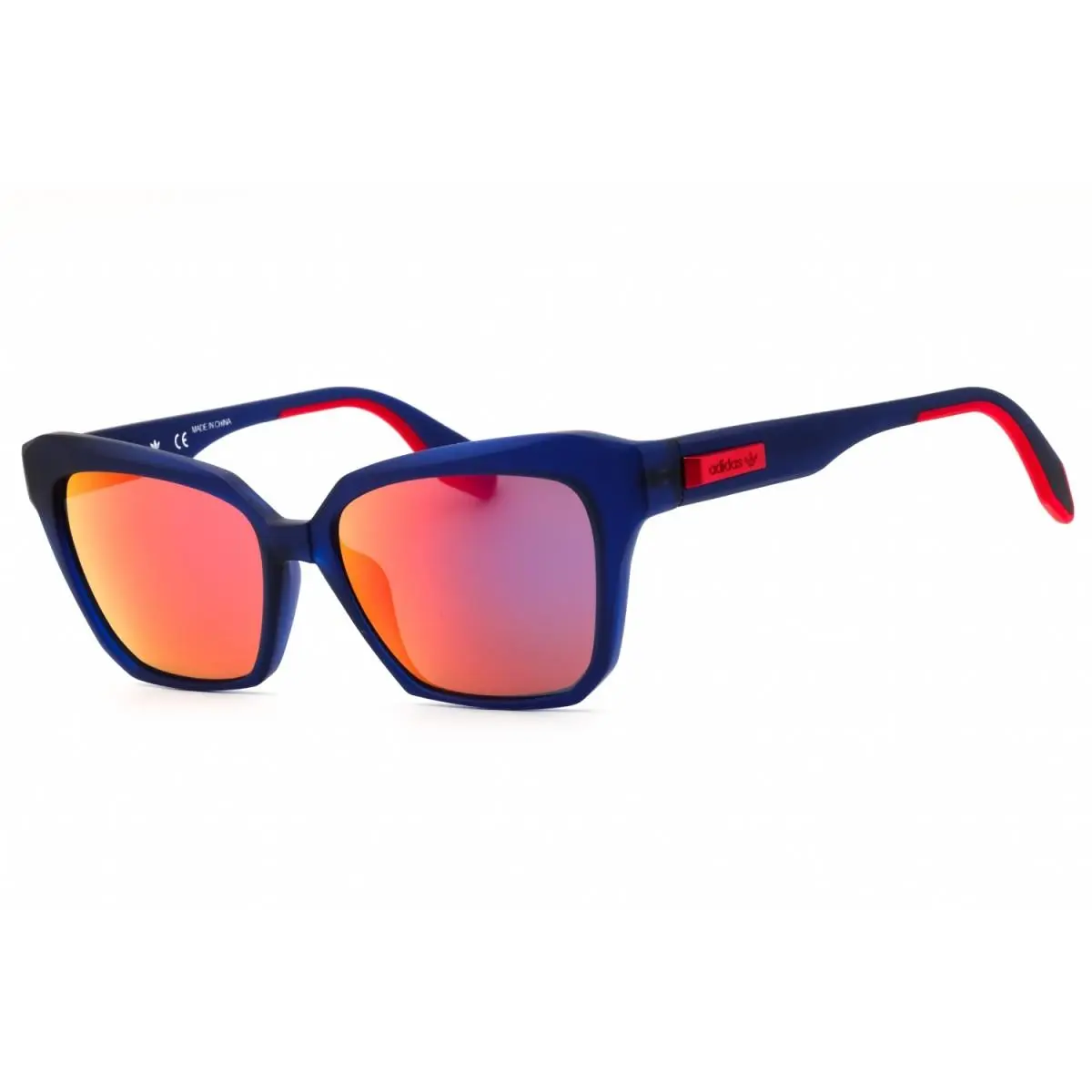 Adidas OR0038 85U Matte Light Blue/bordeaux Mirror 55-16-140 Sunglasses