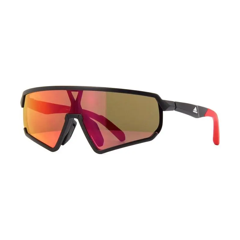 SP0017 01L Shiny Black/roviex Mirror 99-0-140 Sunglasses by Adidas