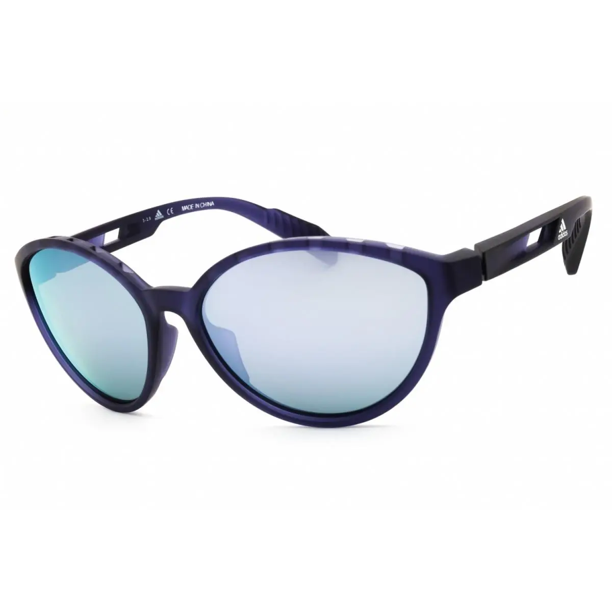 Adidas SP0012 82D Matte Violet/smoke Polarized 61-16-125 Sunglasses
