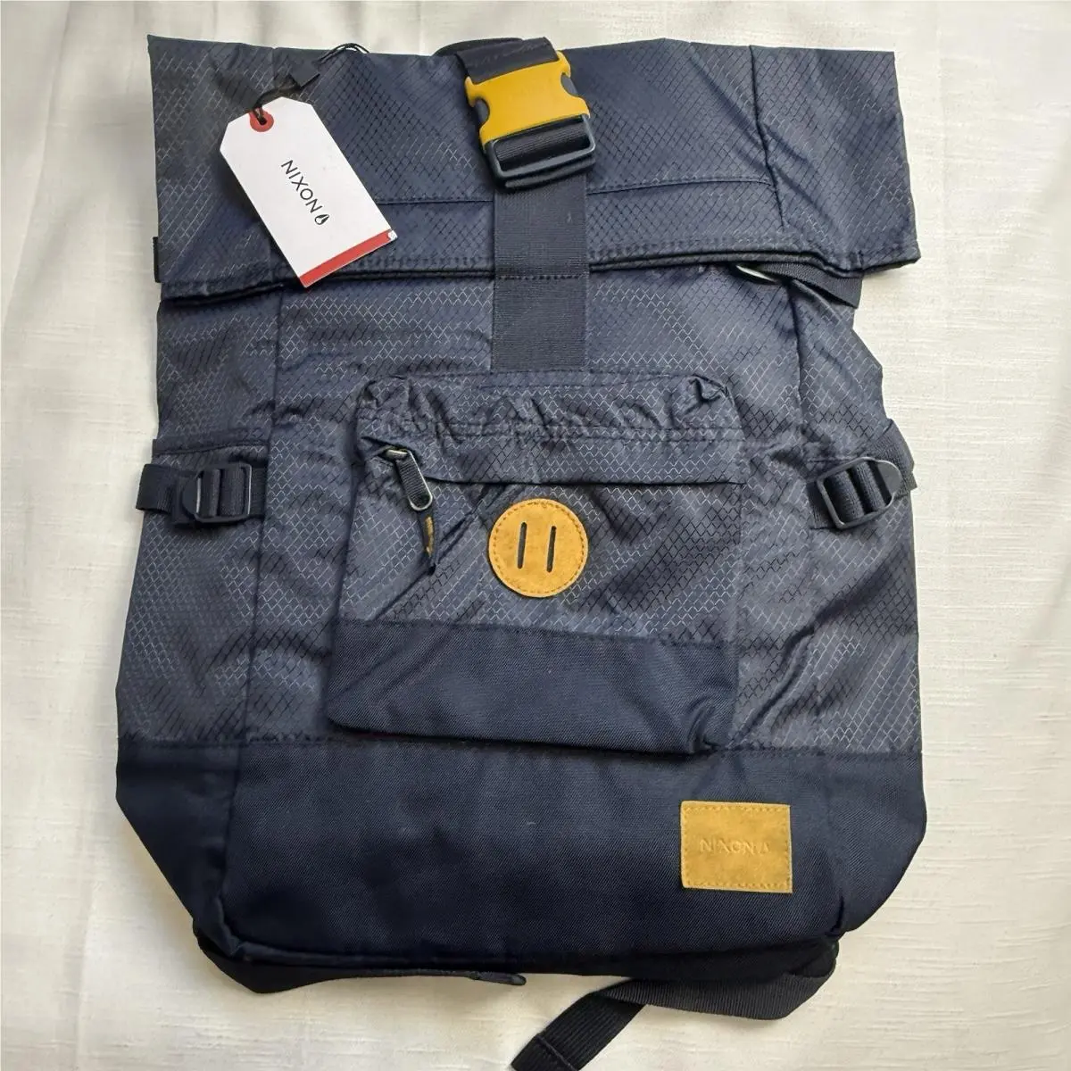 Swamis Rolltop Backpack In Navy by Nixon