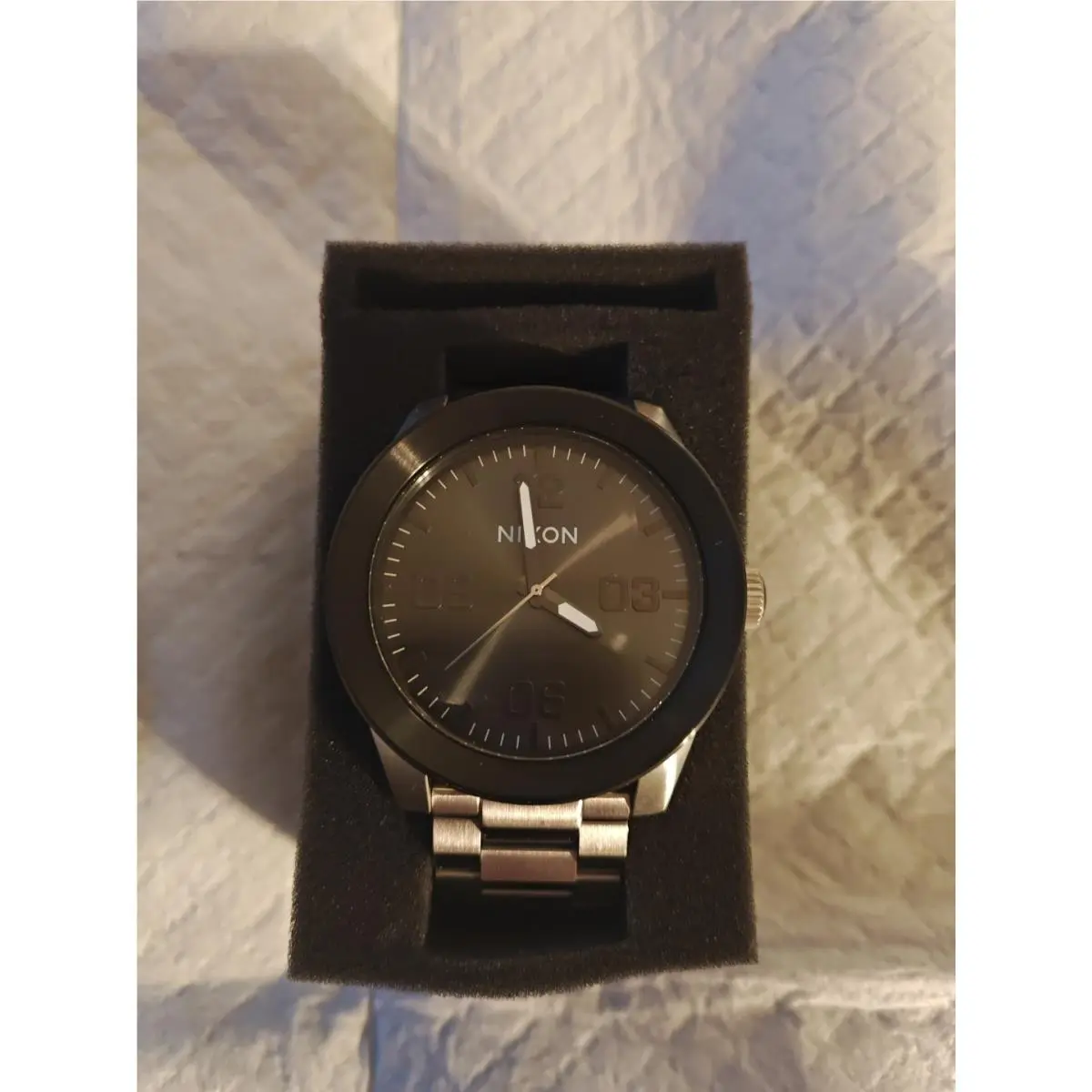 The Corporal SS Watch Silver / Gunmetal A346-1762 00 Shpasap by Nixon