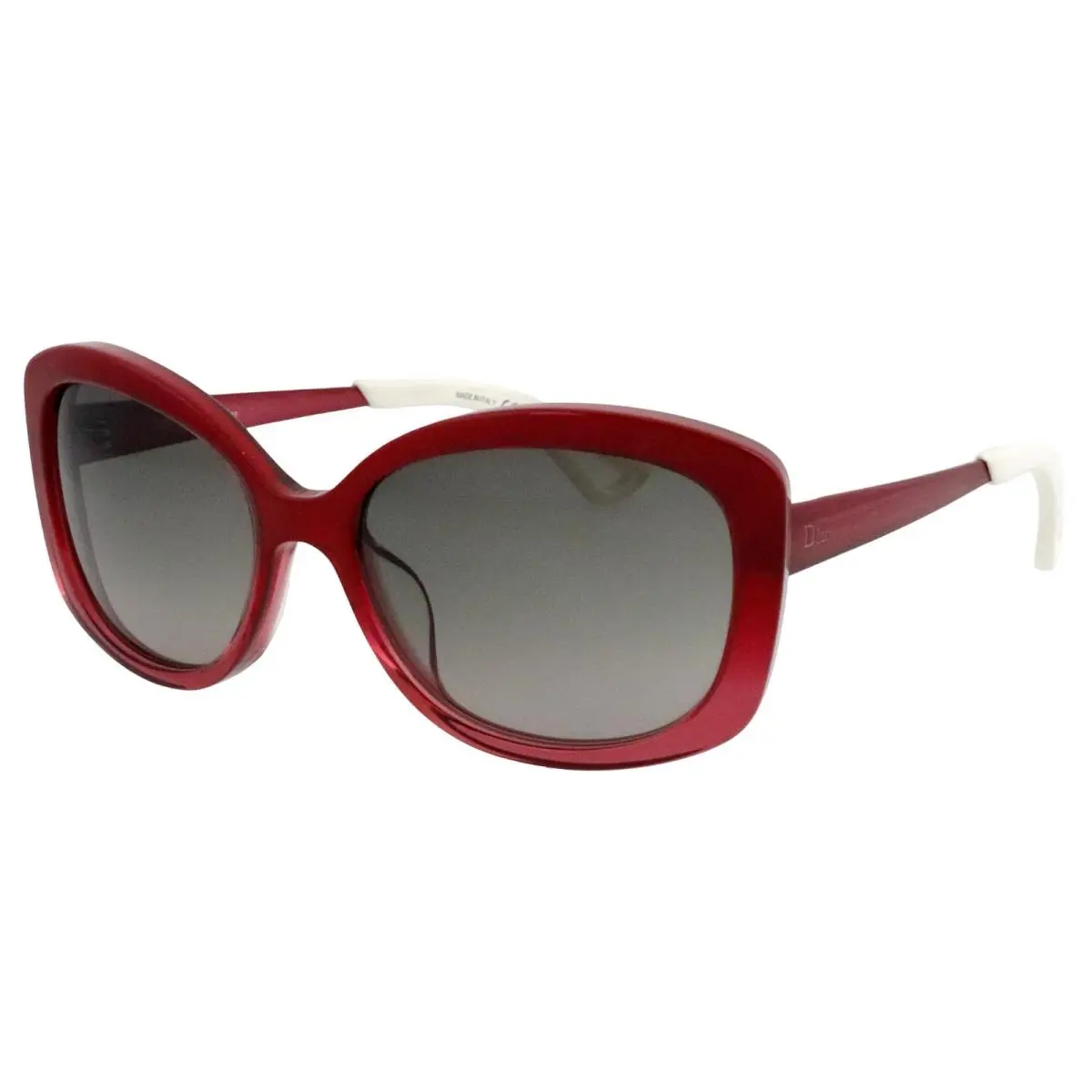 Christian Dior Extase2 Kwdxq 56mm Red Cat Eye Sunglasses Italy