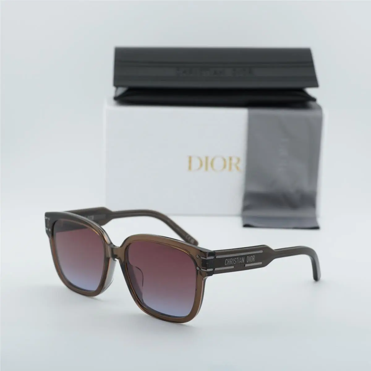 Dior Diorsignature S7F 64FB Shiny Brown/bordeaux Gradient 58-18-145