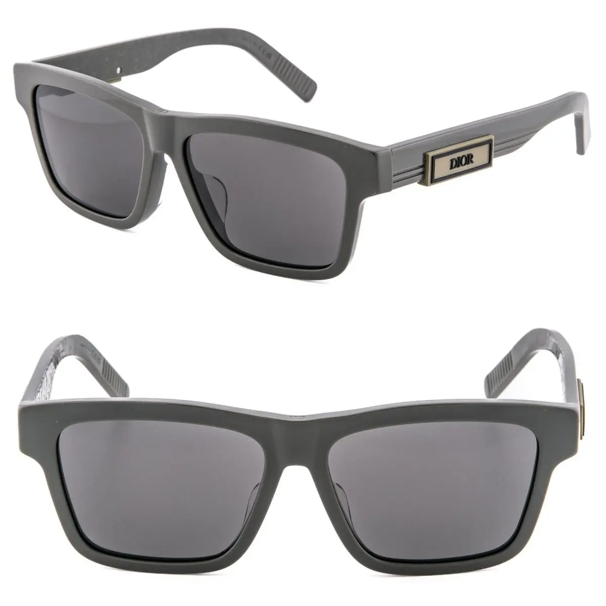 Christian Dior Gray Oblique Print B23 S4F Sunglass DM40159F DiorB23