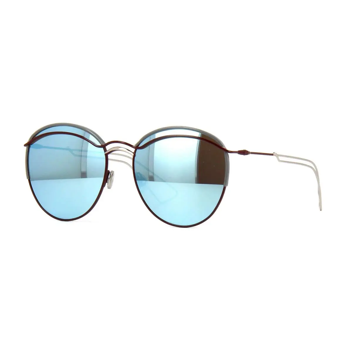 Dior Dioround 32V Round Mtt Burgundy Sunglass 57-18-140 NO Case
