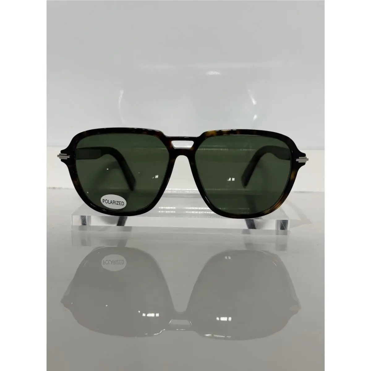 Dior Man Diorblacksuito Aitortoise Acetate Custom G15 Green Polarized Sunglasses